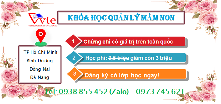 Khai giảng lớp quản lý mầm non tại Bình Dương