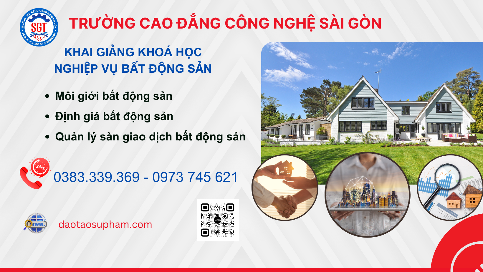 KHOÁ HỌC NGHIỆP VỤ BẤT ĐỘNG SẢN