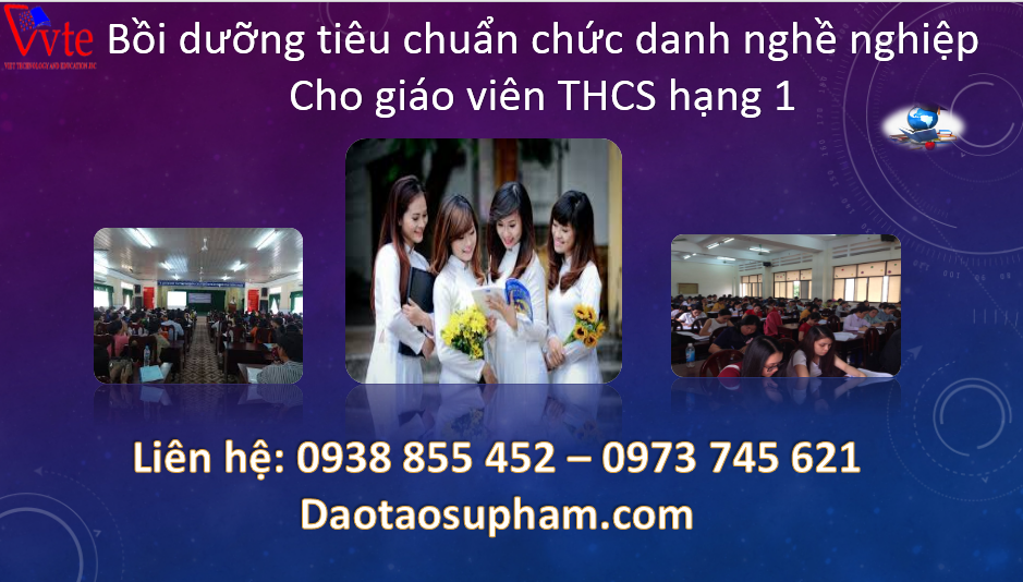 Bồi dưỡng theo tiêu chuẩn chức danh nghề nghiệp cho giáo viên THCS hạng 1