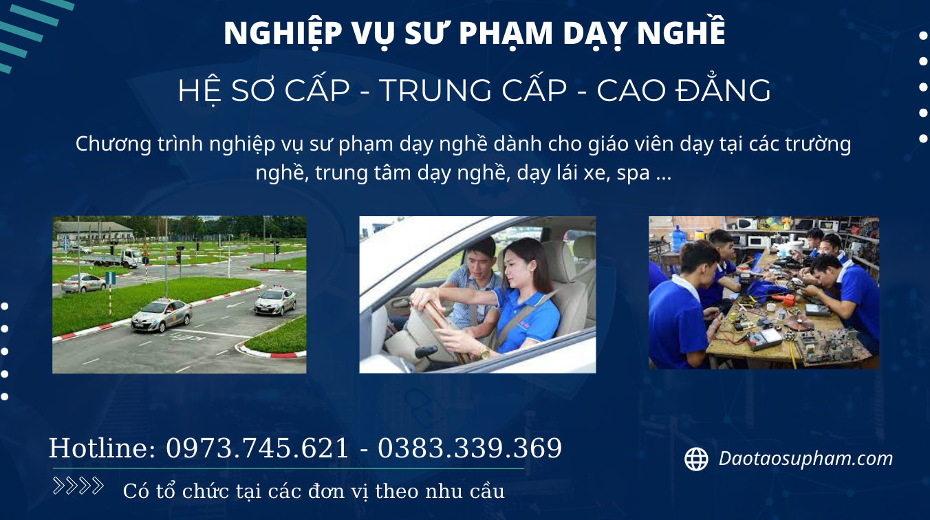 NGHIỆP VỤ SƯ PHẠM NGHỀ